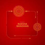 Happy Raksha Bandhan Social Media Post Banner Template
