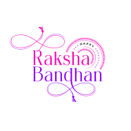 Happy Raksha Bandhan Typographic Design Vector Template