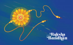 Happy Raksha Bandhan Wishes Greeting Background