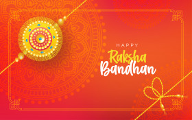 Happy Raksha Bandhan Wishes Greeting Background