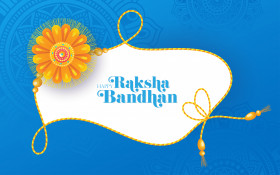 Happy Raksha Bandhan Wishes Greeting Background