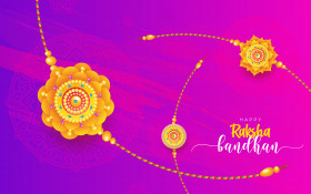 Happy Raksha Bandhan Wishes Greeting Background