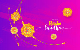 Happy Raksha Bandhan Wishes Greeting Background