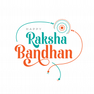 Happy Raksha Bandhan Wishes Sticker Design Template