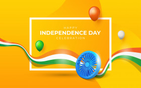 Independence day celebration background template