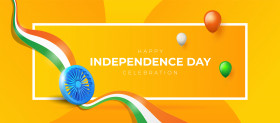 Indian Independence day facebook cover banner