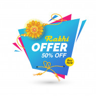 Rakhi Sale Banner Design Template