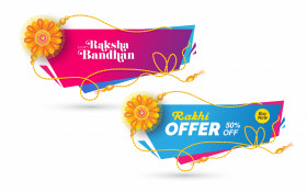 Raksha Bandhan Banner Design Template