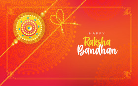 Raksha Bandhan Greeting Background Template