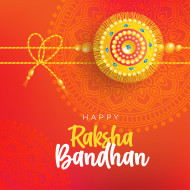 Raksha Bandhan Greeting Background Template