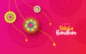 Raksha Bandhan Greeting Background Template