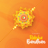 Raksha Bandhan Greeting Background Template