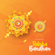 Raksha Bandhan Greeting Background Template