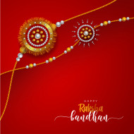 Raksha Bandhan Greeting Background Template Design