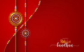 Raksha Bandhan Wishes Template Design