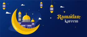 Ramadan Kareem festival season vector banner design template
