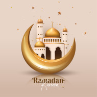 Ramadan Kareem festival season vector greeting design template